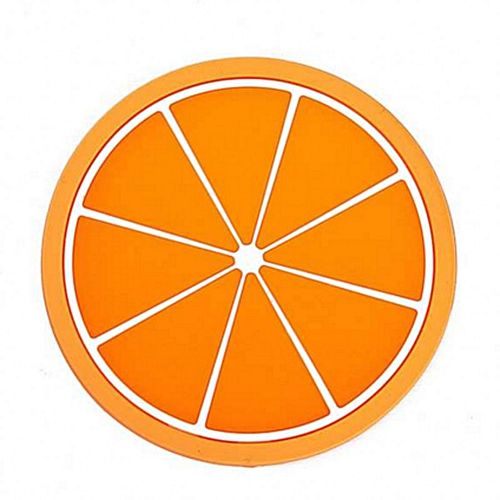 Silicone Coasters - Orange