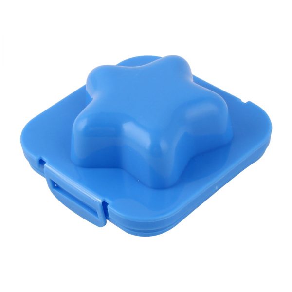 Blue plastic egg mold