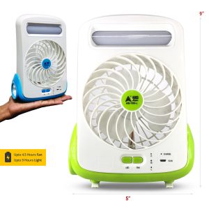 AIKO SUPER AS -703 -L Mini fan with torch and LED light