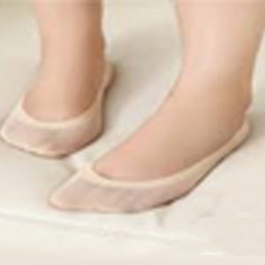 Ankle Cut Socks Beige-Plain