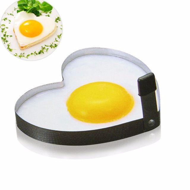 Steel heart egg mold