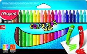 Maped Color Peps Wax Crayons - 24 Shades