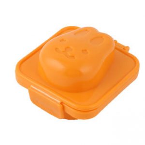 orange plastic egg mold
