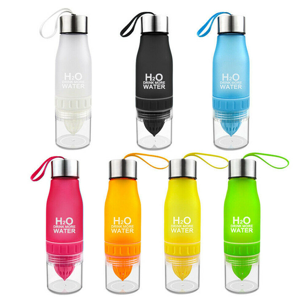 H2O FRUIT INFUSER FUZER INFUSING WATER BOTTLE FOR GYM SPORTS BIKE RUNNING CAMP 