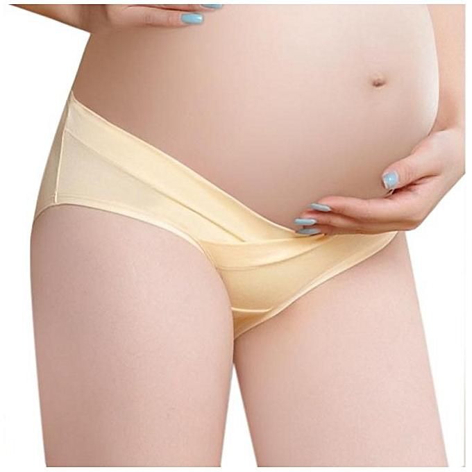 7789 Maternity Underwear Under Bump V Shape Panties for Pregnant Women  Solid Color Pregnancy Panty : : Clothing, Shoes & Accessories